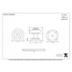 Elmore Door Knob Set - Polished Chrome Finish
