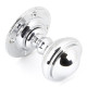 Brockworth Door Knob Set - Polished Chrome Finish