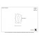 Polished Chrome Oval Euro Escutcheon
