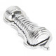 Polished Chrome Beehive Escutcheon