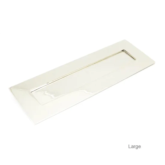Polished Nickel Letter Plate