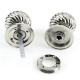 Nickel Spiral Door Knobs