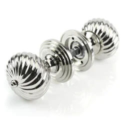 Nickel Spiral Door Knobs