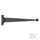 Blacksmith External Beeswax Penny End Door Hinges