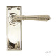 Reeded Lever - Polished Nickel