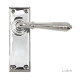 Reeded Lever - Polished Chrome