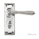 Reeded Lever - Polished Chrome