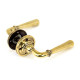 Newbury Lever on Rose Set - Aged Brass