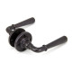 Newbury Lever on Rose Set - Aged Bronze