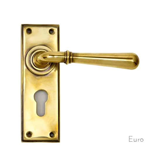 Newbury Lever - Aged Brass