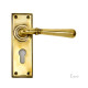 Newbury Lever - Aged Brass
