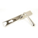 Newbury Slimline Sprung Lever Espagnolette - Polished Nickel