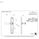 Newbury Slimline Sprung Lever Espagnolette - Polished Nickel