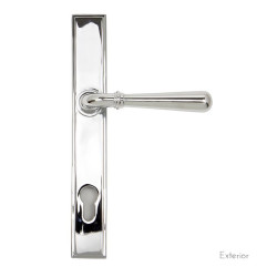 Newbury Slimline Sprung Lever Espagnolette - Polished Chrome