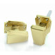 Brass Art Deco Door Knobs