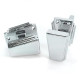 Polished Chrome Art Deco Door Knobs
