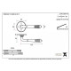 Reeded Lever on Rose Set - Polished Bronze