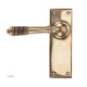 Reeded Lever - Polished Bronze