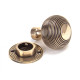 Polished Bronze Beehive Door Knobs