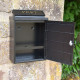 Wall Mounted Post Box - Gold Text