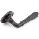 Hinton Lever on Rose Set - Aged Bronze