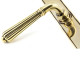 Hinton Slimline Sprung Lever Espagnolette - Aged Brass