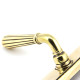 Hinton Slimline Sprung Lever Espagnolette - Aged Brass