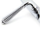 Hinton Slimline Sprung Lever Espagnolette - Polished Chrome