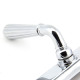 Hinton Slimline Sprung Lever Espagnolette - Polished Chrome