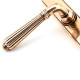 Hinton Slimline Sprung Lever Espagnolette - Polished Bronze
