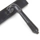 Reeded Slimline Sprung Lever Latch Set - Aged Bronze