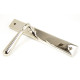 Newbury Slimline Sprung Lever Latch Set - Polished Nickel