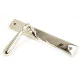 Newbury Slimline Sprung Lever Latch Set - Polished Nickel