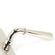Newbury Slimline Sprung Lever Latch Set - Polished Nickel