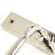 Newbury Slimline Sprung Lever Latch Set - Polished Nickel