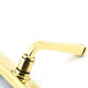 Avon Slimline Sprung Lever Espagnolette - Aged Brass