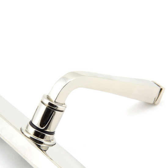 Avon Slimline Sprung Lever Espagnolette - Polished Nickel