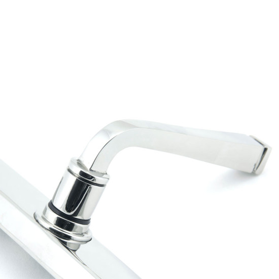Avon Slimline Sprung Lever Espagnolette - Polished Chrome