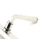 Avon Slimline Sprung Lever Latch Set - Polished Nickel