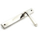 Avon Slimline Sprung Lever Latch Set - Polished Nickel