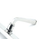 Avon Slimline Sprung Lever Latch Set - Polished Chrome