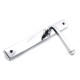 Avon Slimline Sprung Lever Latch Set - Polished Chrome