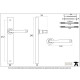 Blacksmith Pewter Patina Avon Slimline Sprung Lever Latch Set