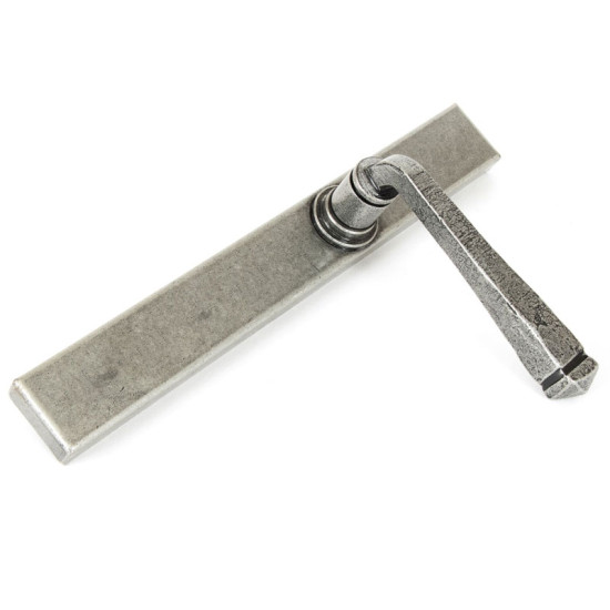 Blacksmith Pewter Patina Avon Slimline Sprung Lever Latch Set