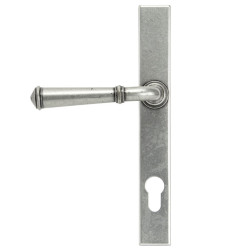 Blacksmith Pewter Patina Regency Slimline Sprung Lever Latch Set