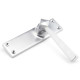 Satin Chrome Straight Lever Door Handle