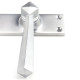 Satin Chrome Straight Lever Door Handle