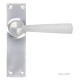 Satin Chrome Straight Lever Door Handle