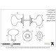 Blacksmith External Beeswax Oval Knob Set