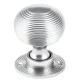 Satin Chrome Beehive Door Knobs